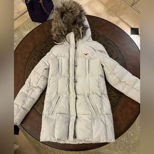 Hollister down parka puffy jacket